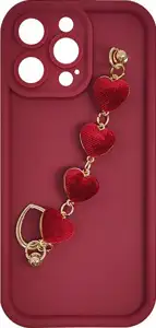 MM TPU IPHONE 15 PRO MAX SILICONE CANDY WRIST STRAP R Heart