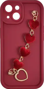 MM TPU IPHONE 15 - SILICONE CANDY WRIST STRAP R Heart