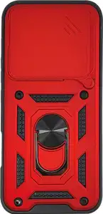 MM TPU HONOR 400 LITE - ANTI-SHOCK WITH RING crvena