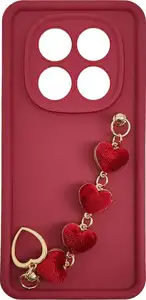 MM TPU XIAOMI REDMI NOTE 14 PRO+ 5G SILICONE CANDY WRIST STRAP R Heart