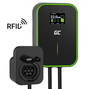 Green Cell (EV15RFID) PowerBox 22kW, 32A punjač Tip 2 utičnica za punjenje električnih vozila i Plug-In hibrida