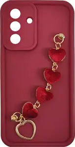 MM TPU SAM GALAXY A56 SILICONE CANDY WRIST STRAP R Heart