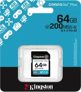 MEM SD 64GB Canvas Go! Plus Kingston SDG4/64GB