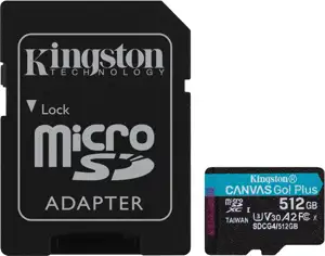 MEM SD MICRO 512GB Canvas Go! Plus + ADP SDCG4/512GB