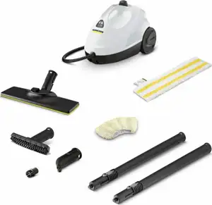 Parni čistač Kärcher SC 2 EasyFix, bijelo-crni, 1500 W, s podnim setom EasyFix, 1.512-600.0