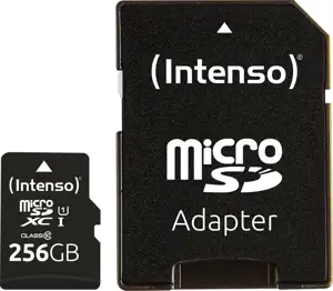 UHS-I Performance 256 GB microSDXC (black, UHS-I U1, Class 10)