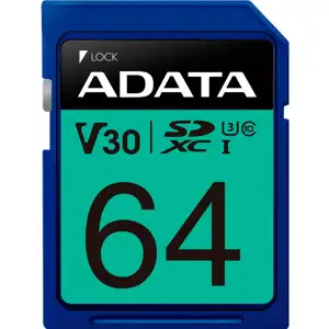 Premier Pro 64 GB SDXC (UHS-I U3, Class 10, V30)