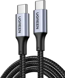 UGREEN USB-C (M) na USB-C (M), 100W, 5A, pleteni kabel MFi, 1m