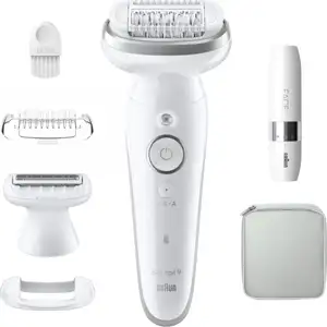 Epilator Braun Silk-épil 9-341 SensoSmart, bijelo-srebrni