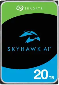Seagate SkyHawk AI internal hard drive 20 TB 7200 RPM 512 MB 3.5
