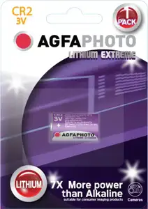 AgfaPhoto Batterie Extreme Photo Lithium -3V CR2 1St.