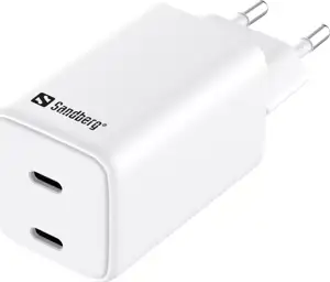 Sandberg AC Charger Dual USB-C PD65W EU