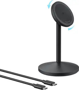 Anker Maggo wireless charging stand, black