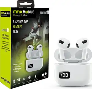 MAXMOBILE SLUŠALICE BLUETOOTH TWS AK05 WH