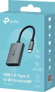 TP-Link UA430C card reader USB 3.2 Gen 1 (3.1 Gen 1) Type-C Grey