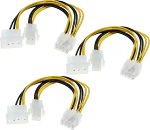 Kabel DELOCK, ATX 4-pin (Ž) na 8-pin (M), naponski za matičnu ploču, interni