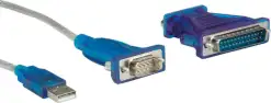 Roline konverter USB na RS232, 9/25-pin adapter