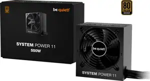 be quiet! System Power 11 550W power supply unit 20+4 pin ATX ATX Black