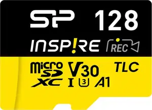 Memory card Silicon Power Inspire 128 GB MicroSDXC V30 UHS-I U3 A2 4K + adapter (SP128GBSTXLV3V1NSP)
