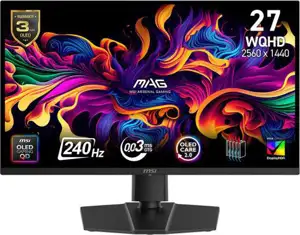 MSI MAG 273QP QD-OLED X24 Gaming Monitor, 26.5
