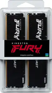Kingston Technology FURY Beast 128GB 5600MT/s DDR5 CL40 DIMM (Kit of 2) Black