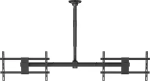 Maclean ceiling mount for two TVs, max load 2x40kg, 34-60