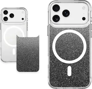 MM TPU IPHONE 17 PRO - DROP-PROOF PURE MAGSAFE clear/glitter