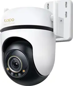 TAPO C530WS Outdoor Pan/Tilt Security Wi-Fi Camera, 3K 5MP (2880x1620), 2.4 GHz, 2 Ext. Antennas, 1 Eth. Port, Pan/Tilt, Starlight Colour Night Vision, Smart AI Detection and Notif., Sound and Light A