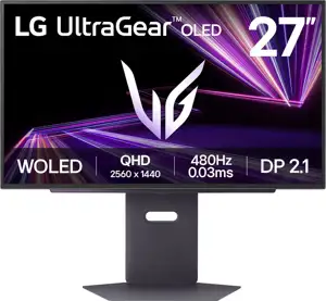 LG OLED 27GX790A, QHD, 2xHDMI, DP, 480Hz, HAS