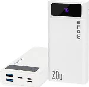Power Bank 20000mAh QC+PD 20W + lightning PB20E