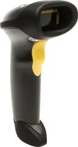 Zebra LS1203 1D laserski barcode čitač + stalak, USB, antracit