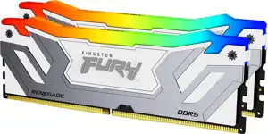 CU-DIMM 48 GB DDR5-8400 (2x 24 GB) Dual-Kit (silver/white, KF584CU40RWAK2-48, FURY Renegade RGB, INTEL XMP)