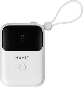 Havit PB5215 - 10000mAh Powerbank, white