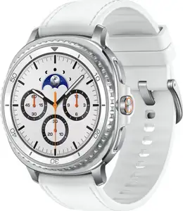 Samsung Galaxy Watch 8 Classic 3.3 cm (1.3") AMOLED 46 mm Digital 438 x 438 pixels Touchscreen Silver Wi-Fi GPS (satellite)