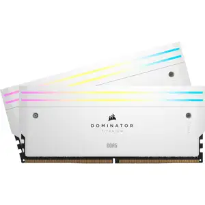 DIMM 96 GB DDR5-6600 (2x 48 GB) Dual-Kit (white, CMP96GX5M2B6600C32W, Dominator Titanium, INTEL XMP)