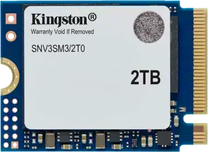 Kingston 2TB NV3 SSD M.2 2230 PCIe 4.0 NVMe, Read: 6,000/ Write: 5,000MB/s