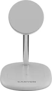 CANYON wireless charger WCS-205 15W Qi2 2in1 White