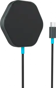 CANYON wireless charger HEXAGON 110 Dark Grey Blue