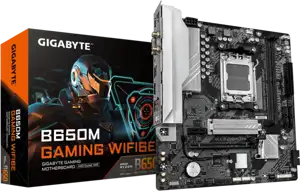 Matična ploča Gigabyte B650M Gaming WiFi 6E, DDR5, SATA3, USB 3.2 Gen1, HDMI, 2.5GbE, Wi-Fi 6E, AM5, mATX