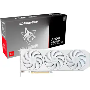 Grafička kartica PowerColor Radeon RX 9060 XT Hellhound Spectral White 16 GB