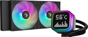 AIO Liquid Cooler DeepCool LP240, 240mm, Matrix, ARGB, black