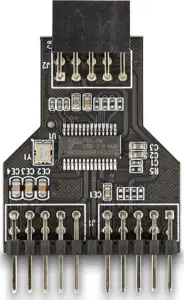 DELOCK USB 2.0 Hub 9 pin female to 2x9 pin male