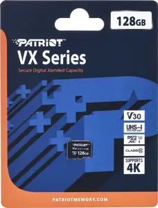 Patriot Memory VX Series 128 GB MicroSDXC UHS-I Class 10