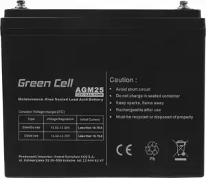 Green Cell AGM25 UPS battery Sealed Lead Acid (VRLA) 12 V 75 Ah