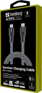 Sandberg Survivor USB-C cable1m, 100W
