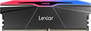 RAM DDR5 64GB Kit (2x32) PC5-51200 6400MT/s CL32 1.4V, XMP, Lexar ARES RGB Black