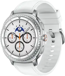 Galaxy Watch8 Classic (white, 46mm, LTE, Hybrid-Armband)