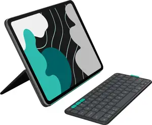 Keyboard Logitech Flip Folio for iPad Pro 13 and iPad Air 13, Graphite, Slo g.