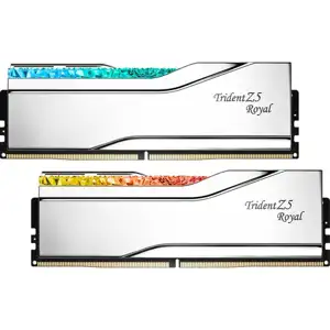DIMM 32 GB DDR5-6800 (2x 16 GB) Dual-Kit (silver, F5-6800J3445G16GX2-TR5S, Trident Z5 Royal Silver, INTEL XMP)