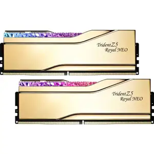 DIMM 32 GB DDR5-8000 (2x 16 GB) Dual-Kit (gold, F5-8000J3848H16GX2-TR5NG, Trident Z5 Royal Neo, AMD EXPO)